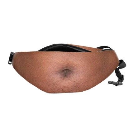 Creative Funny Anti-harassment Artificial Belly Shape Outdoor Bags, Multifunctional Portable Unisex Sports Belly Waist Bag, HC0879A, HC0879B, HC0879C, HC0879D, HC0879E, HC0879F