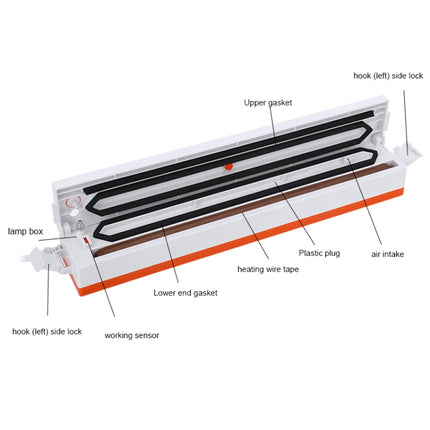 Sealing Film Roll Film PP Material Transparent Seal Film Cup, Vacuum Sealing Machine, EU Plug, US Plug