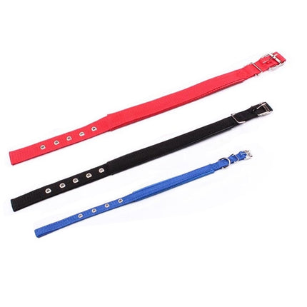 Foam Cotton  Polyester Pet Collars Pet Neck Strap Dog Neckband Cats Dogs Collars, 3.5cm x 57cm, 3.5cm x 57cm Black, 3.5cm x 57cm Blue, 3.5cm x 57cm Red