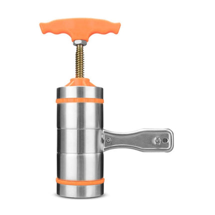 3 Molds Household Manually Small Stainless Steel Pressing Style Handhold Noodle Machine, 3 Molds