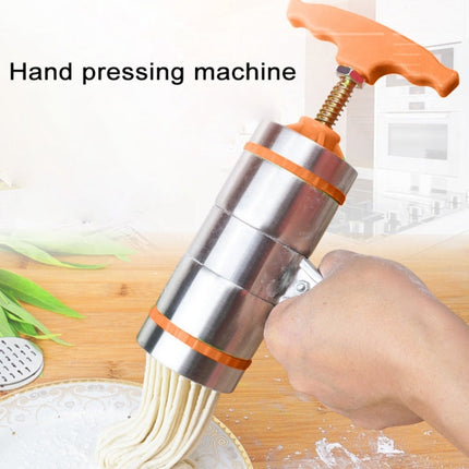 3 Molds Household Manually Small Stainless Steel Pressing Style Handhold Noodle Machine, 3 Molds