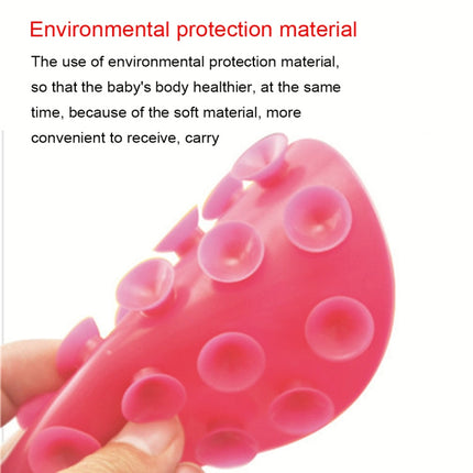 3pcs Baby Double-sided TPR Anti-skid Pad Strong Suction Placemat, Size:10.5*10.5*1.3cm Random Color Delivery