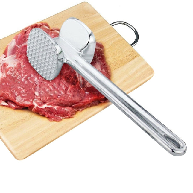 2 PCS Aluminum Alloy Loose Tenderizers Meat Hammer Steak Pork Kitchen Tools, Middle Size: 5.0 x 22.5cm, Middle Size: 5.0 x 22.5cm