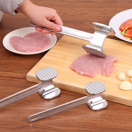 Aluminum Alloy Loose Tenderizers Meat Hammer Steak Pork Kitchen Tools, Large Size: 6.5 x 25.0cm, Large Size: 6.5 x 25.0cm