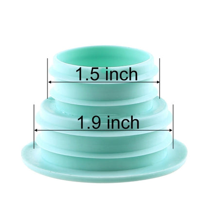 3 PCS Sewer Lengthen Odor-resistant Silicone Joint Kitchen Plumbing Sewer Drain Sealing Plug, Random Color Delivery, Sewer Lengthen Silicone Joint