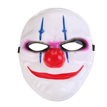 Halloween Mask PVC Halloween Festival Party Mask, US Flag Pattern, Clown Pattern, Red Brain Pattern, Old Man Pattern
