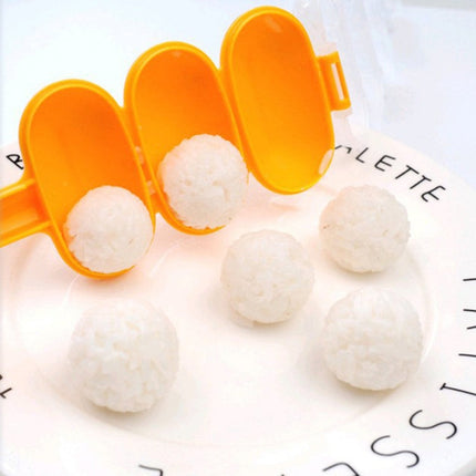 Cute Style Food-grade Sushi Rice Ball Shaker Mold with Spoon for Kids, Random Color Delivery, Spoon Shape