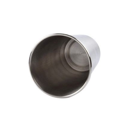 180ml Single Wall Electropolished Stainless Steel Brief Wine Cup(Silver), 180ml
