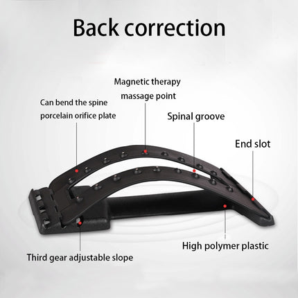 Magnetic Therapy 18 Magnets Spine Stretch Stabilizer Lumbar Traction Waist Masssger