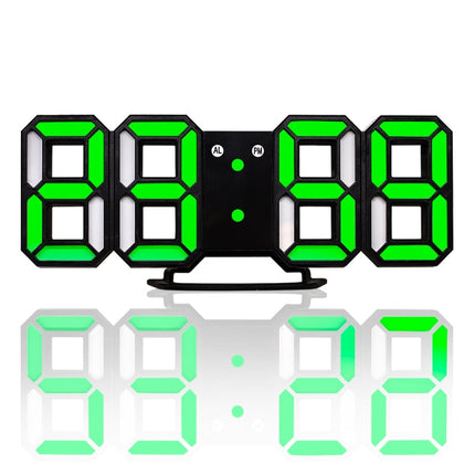 Multi-Function Large 3D LED Digital Wall Alarm Clock with Snooze Function, 12/24 Hours Display for Home, Kitchen, Office, DC 5V, CE Certificated