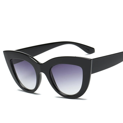 Cat Eye Mirrored Metal Frame UV400 Sunglasses for Women, HC2055A, HC2055B, HC2055C, HC2055D, HC2055E, HC2055F, HC2055G, HC2055H, HC2055J, HC2055K
