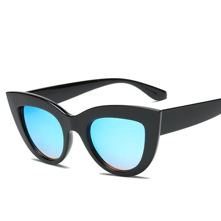 Cat Eye Mirrored Metal Frame UV400 Sunglasses for Women, HC2055A, HC2055B, HC2055C, HC2055D, HC2055E, HC2055F, HC2055G, HC2055H, HC2055J, HC2055K