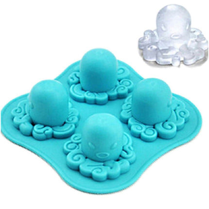 Adorable Octopus Mold Silicone Ice Cube Tools Ice Cream Cube Tray / Ice Mold, Octopus Shape