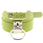 Silver Ring / Green