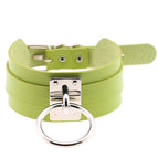 Silver Ring / Green