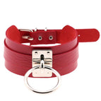 Silver Ring / Red