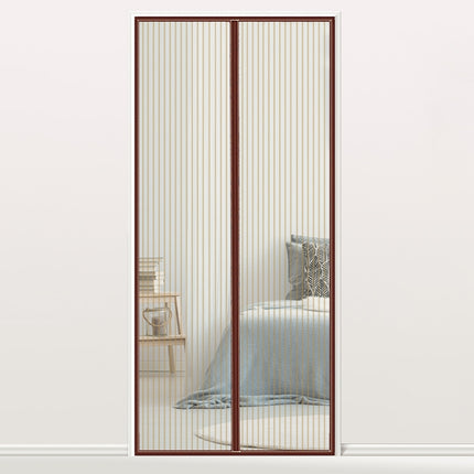 Magnetic Door Curtain Mosquito-proof Screen Door Curtain, Size:210x100cm, Size:210x100cm(Black), Size:210x100cm(Coffee), Size:210x100cm(Beige), Size:210x100cm(White)