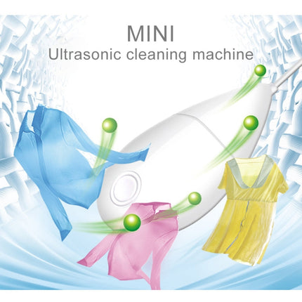 Portable Mini Ultrasonic Washing Machine Cleaner for Clothing / Vegetable / Fruit, Water Drop Style