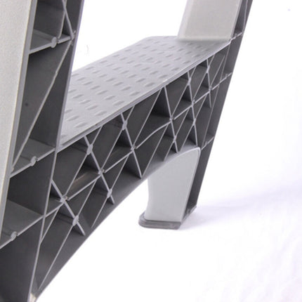 Thick Plastic Double-sided Folding Ladder Car Wash Tool Car Wash Stool, Double-sided Folding Ladder