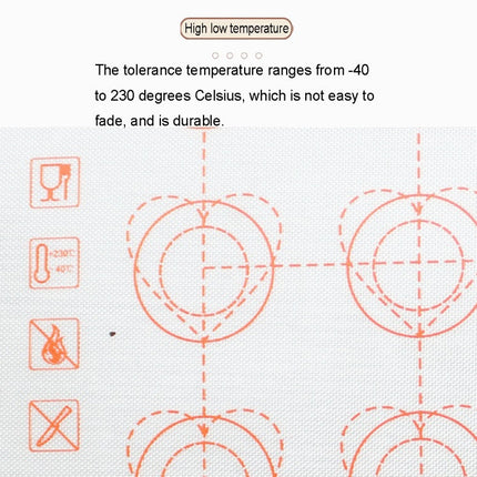 Kitchen Multi-function Roast Macaron Sugar not Sticky Pad & Kneading Pad & Insulation Pad, Size: 40*30cm, Sugar not Sticky Pad, Kneading Pad, Insulation Pad