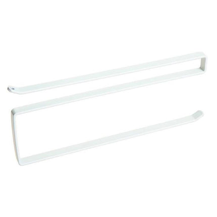 Stainless Metal Kitchen Toilet Paper Towel Rack Paper Towel Roll Holder Cabinet Hanging Shelf Preservative Film Storage Rack,Size: 26*10.8*1.5cm