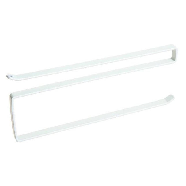 Stainless Metal Kitchen Toilet Paper Towel Rack Paper Towel Roll Holder Cabinet Hanging Shelf Preservative Film Storage Rack,Size: 26*10.8*1.5cm