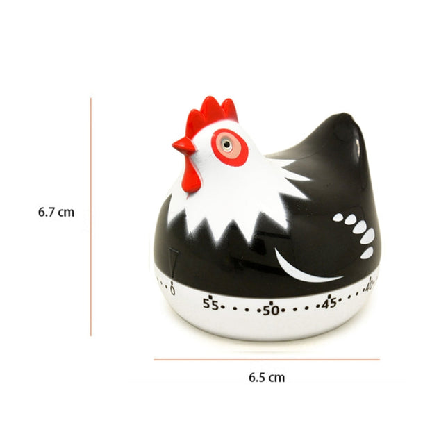 Chicken Shape 60 Minutes Mechanical Kitchen Cooking Count Down Alarm Timer Home Decorating Gadget, Random Color Delivery, RB219