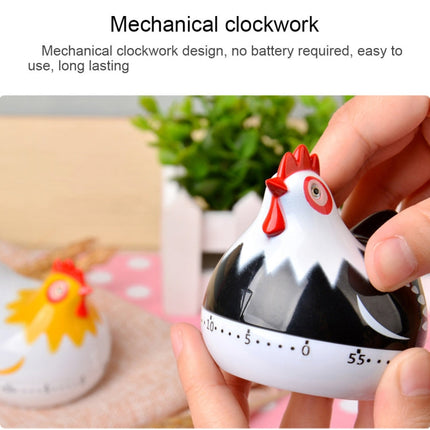 Chicken Shape 60 Minutes Mechanical Kitchen Cooking Count Down Alarm Timer Home Decorating Gadget, Random Color Delivery, RB219