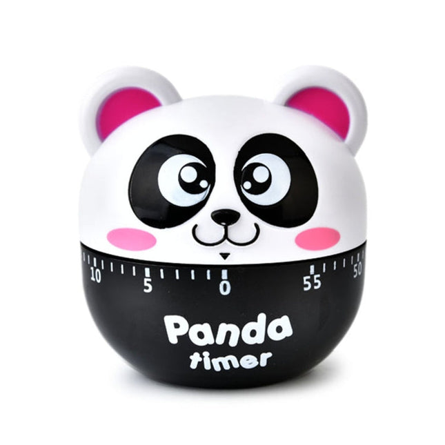 Panda 60 Minutes Mechanical Kitchen Cooking Count Down Alarm Timer Home Decorating Gadget, Random Color Delivery, RB508