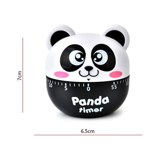 Panda 60 Minutes Mechanical Kitchen Cooking Count Down Alarm Timer Home Decorating Gadget, Random Color Delivery, RB508