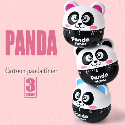 Panda 60 Minutes Mechanical Kitchen Cooking Count Down Alarm Timer Home Decorating Gadget, Random Color Delivery, RB508