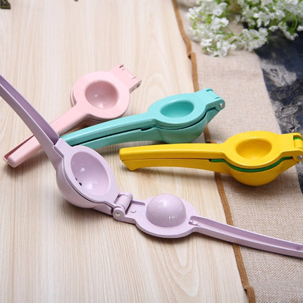 Aluminum Alloy Manual Dual Layers Lemon Juicer, Random Color Delivery, Aluminum Alloy