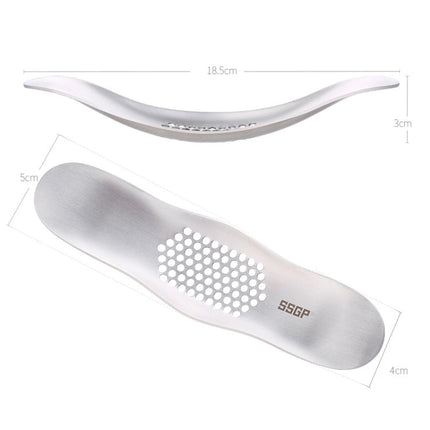 SSGP Kitchen Tool Manual 304 Stainless Steel Brushed Texture Garlic Presser