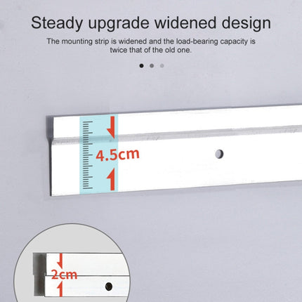50cm Kitchen Multi-function Wall-mounted Seasoning Holder Storage Rack, Wall-mounted Seasoning Storage Rack