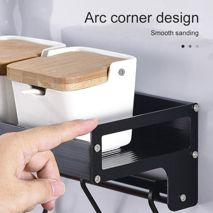 50cm Kitchen Multi-function Wall-mounted Seasoning Holder Storage Rack, Wall-mounted Seasoning Storage Rack