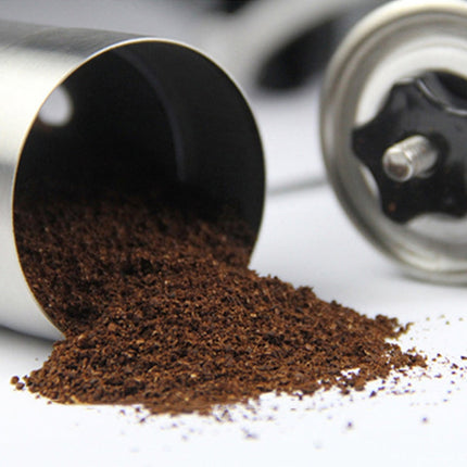 Portable Conical Burr Mill Manual Stainless Steel Bean Pepper Hand Crank Coffee Grinder, Gift Box Package, Coffee Bean Grinder