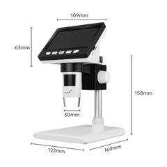 50X-1000X 1080P Portable Electronic Digital Desktop Microscope with LED Light, HC5230