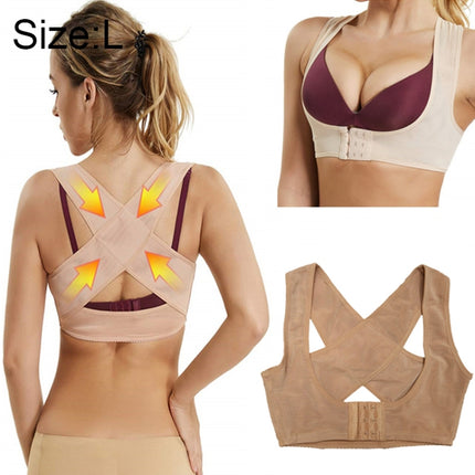 Women Ultrathin Kyphosis Correction Shoulder Support Tight-fitting Orthopedic Belt, Size:L, L