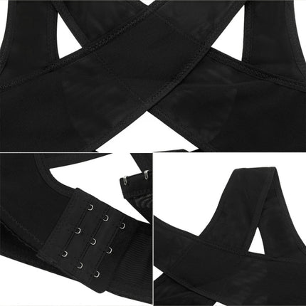 Women Ultrathin Kyphosis Correction Shoulder Support Tight-fitting Orthopedic Belt, Size:XL, XL