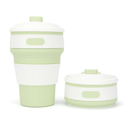 350ml Folding Portable Silicone Coffee Cup Multi-function Travel Cup