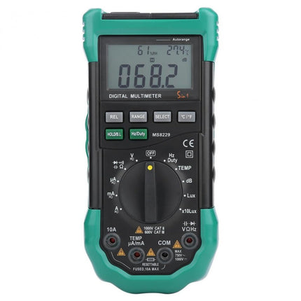 BSIDE MS8229 Digital Multimeter LUX Noise Meter Temperature Humidity Tester