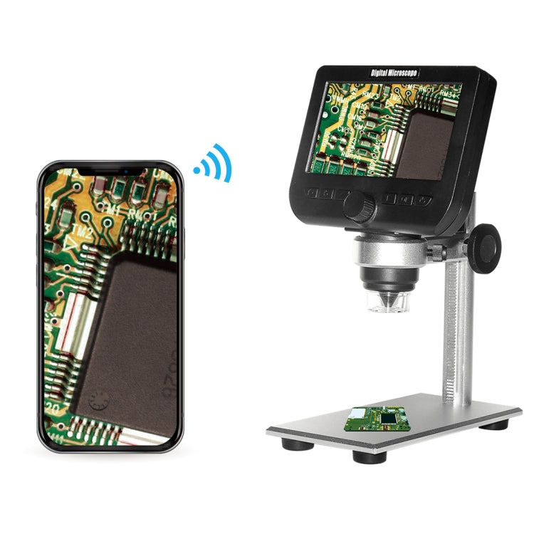 inskam317 1080P 4.3 inch LCD Screen WiFi HD Digital Microscope, Metal Bracket, Metal Bracket