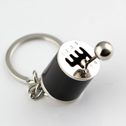Six-speed Manual Shift Gear Keychain Key Ring Holder