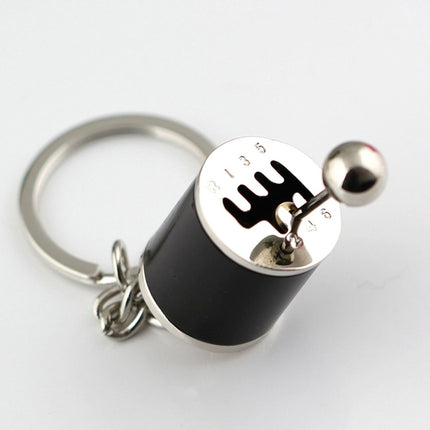 Six-speed Manual Shift Gear Keychain Key Ring Holder