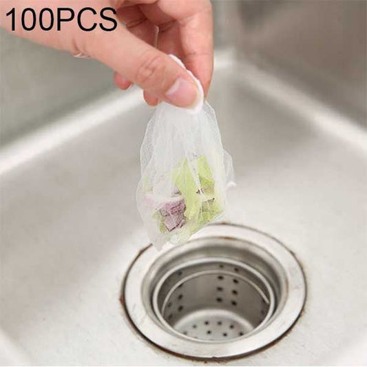 100 PCS Filter Bag for Kitchen Sink Strainers, Size: 9x9cm, Filter Bag
