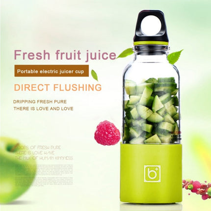Bingo 500ml Mini Portable USB Rechargeable Electric Juicer Cup  Juicer Blender, 22000 Revolutions Per Minute, 2 Blade Head Green, 2 Blade Head Blue, 2 Blade Head Purple, 2 Blade Head Red, 2 Blade Head Pink