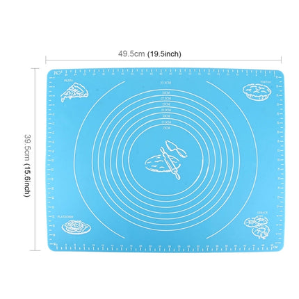 2 PCS Multi-purpose Baking Necessary Silicone Kneading Dough Pad / Flour Pad / Heat Insulation Meal Pad Random Color Delivery