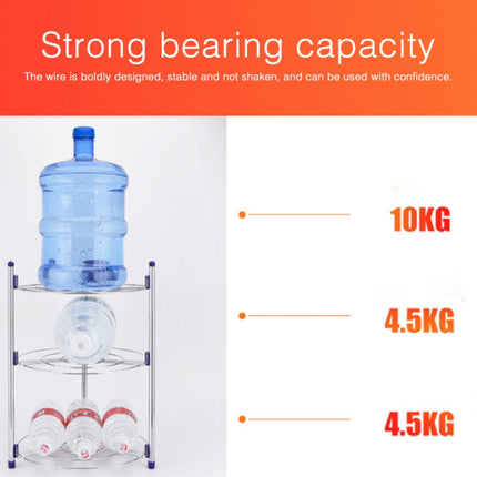 Multi-function Kitchen Pot Rack Three-layer Wok Soup Pot Stainless Steel Pot Rack, Three-layer