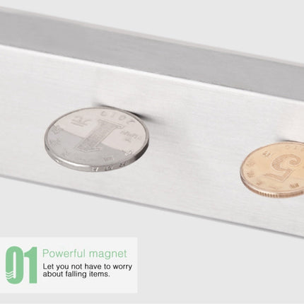 Kitchen Free Punching Wall-mounted 304 Stainless Steel Magnetic Knife Holder, Size:41x4x1.5cm, Size:41x4x1.5cm