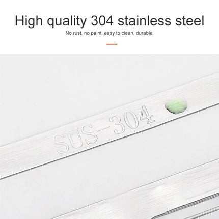 304 Stainless Steel Wall-mounted Kitchen Rack Hanging Knife Holder Double Cage Chopsticks Canister, Double Cage Chopsticks Canister